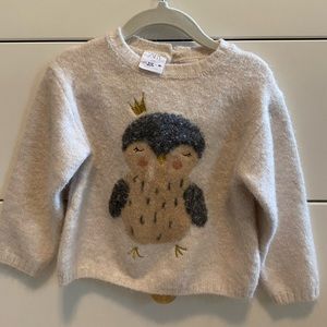 Zara 6-12 months penguin sweater